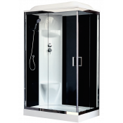 Душевая кабина Royal Bath RB8120HP6-BT-CH-L (черное/прозрачное)